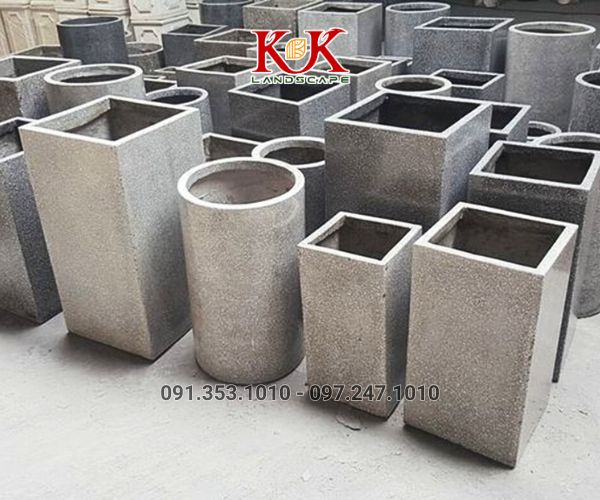 CUNG CẤP SỈ LẺ CHẬU ĐÁ MÀI TRỒNG CÂY – MẪU ĐẸP, GIÁ TỐT, GIAO NHANH TOÀN QUỐC