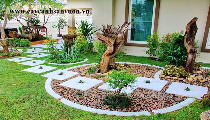 tiểu cảnh sân vườn