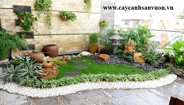 tiểu cảnh sân vườn