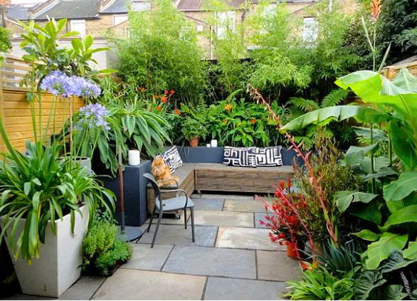 THIẾT KẾ SÂN VƯỜN NHỎ SAU NHÀ ĐẦY LÝ TƯỞNG